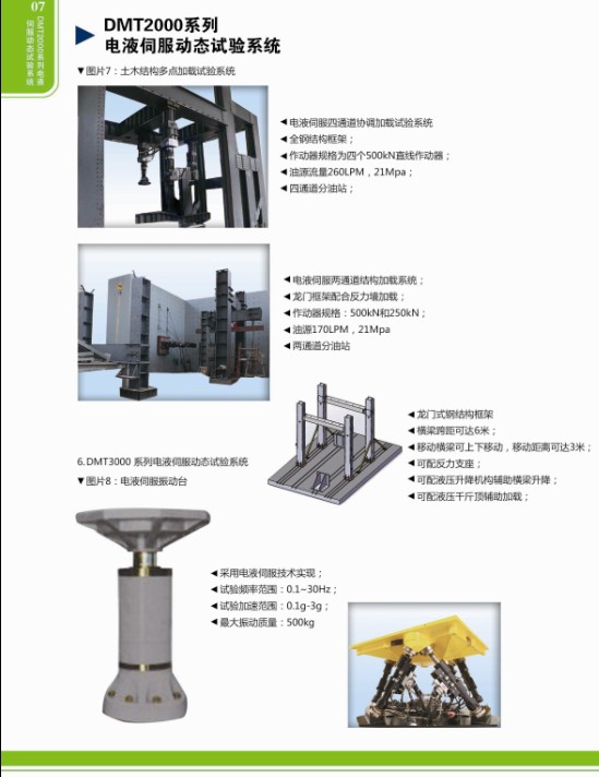 DMT2000系列電液伺服動態試驗系統